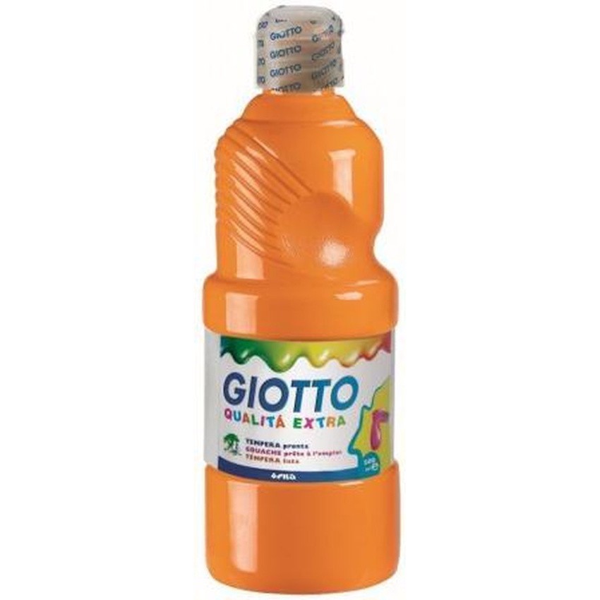 Plakkaatverf 500ml giotto tempera oranje