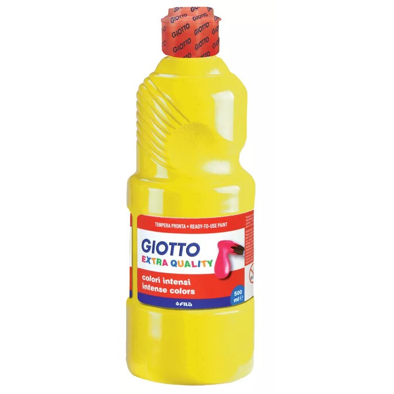Plakkaatverf 500ml giotto tempera geel
