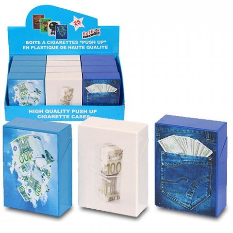 Plastic Sig.box 25 st.Pop-up Money