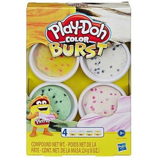 Play-doh Kleur Explosie 4-Pack oranje