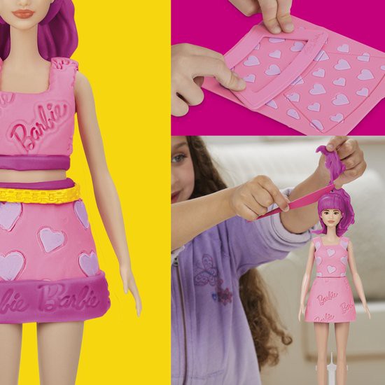 Play-Doh Barbie hearts and hair 2