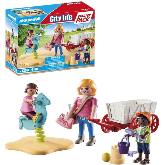 Playmobil Starterpack 71258 Opvoeder Bolderwagen