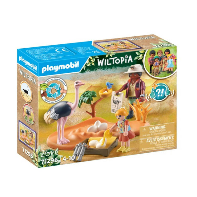 PlayMobile Wiltopia 71296 Struisvogel Bezoek
