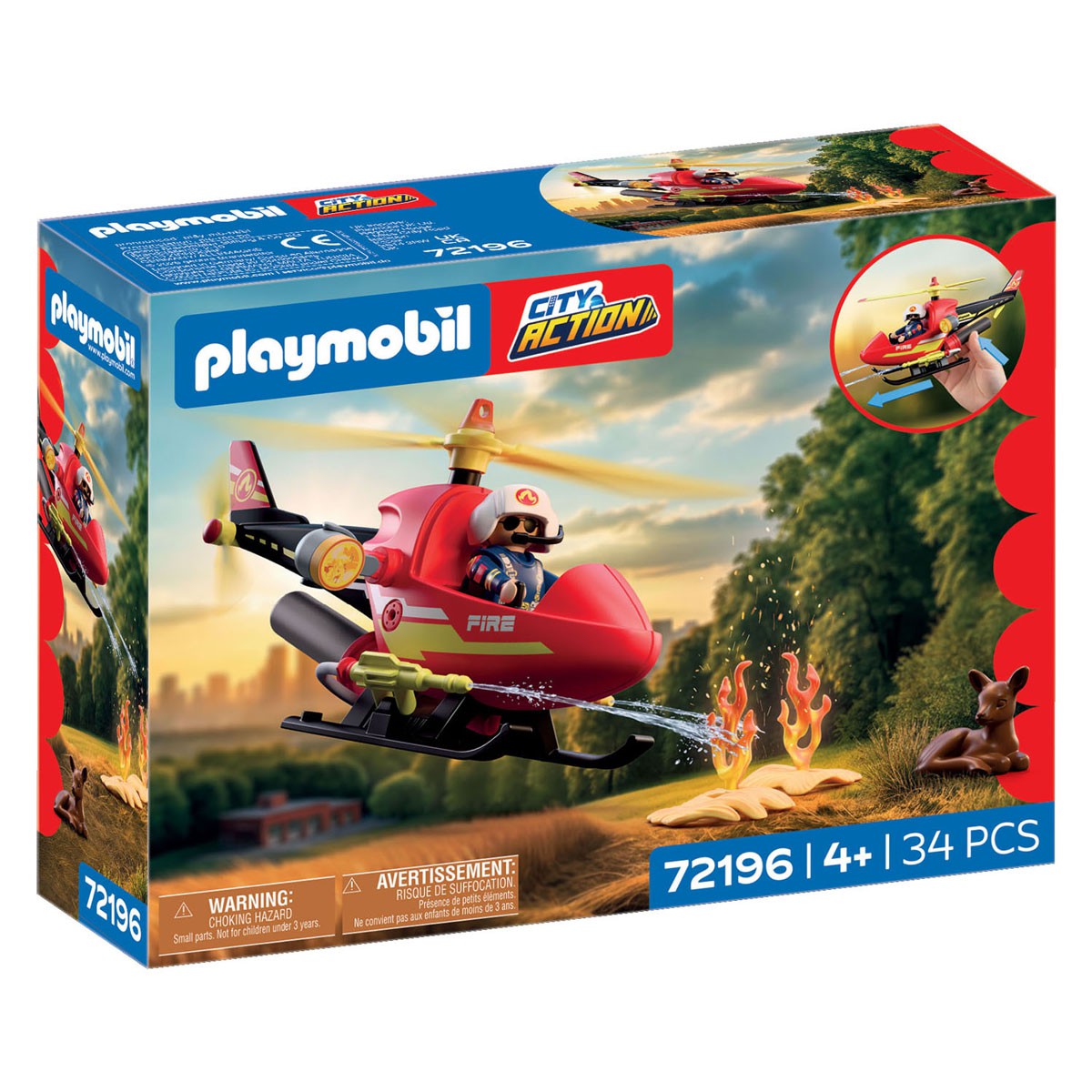 Playmobil 72196 City Action Blushelikopter