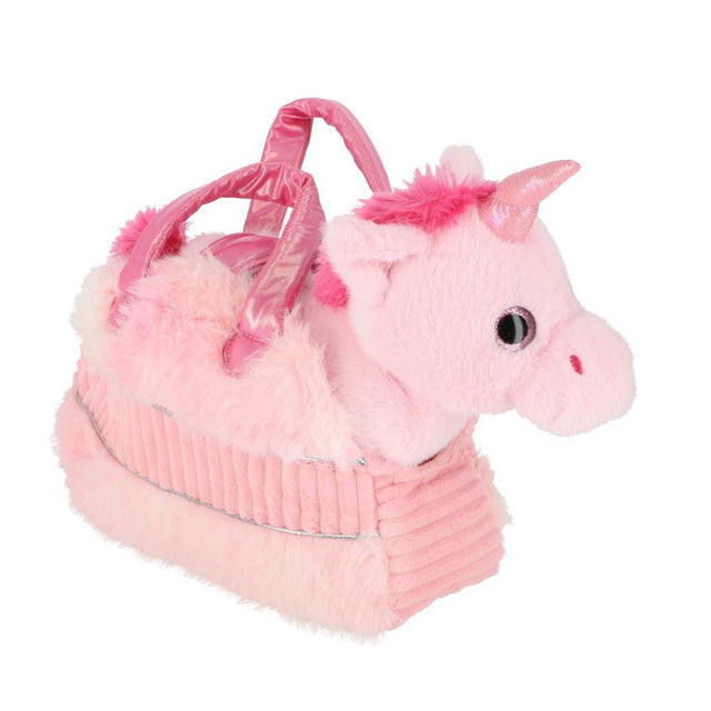 Pluchiez pluche  unicorn  rose in tasje