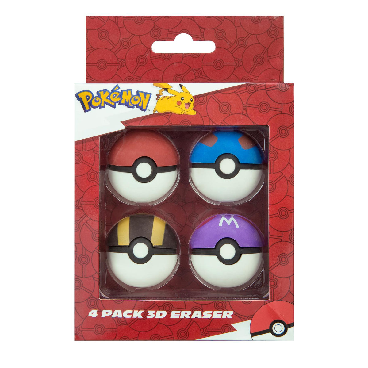 Pokeballen Gum 4 pack