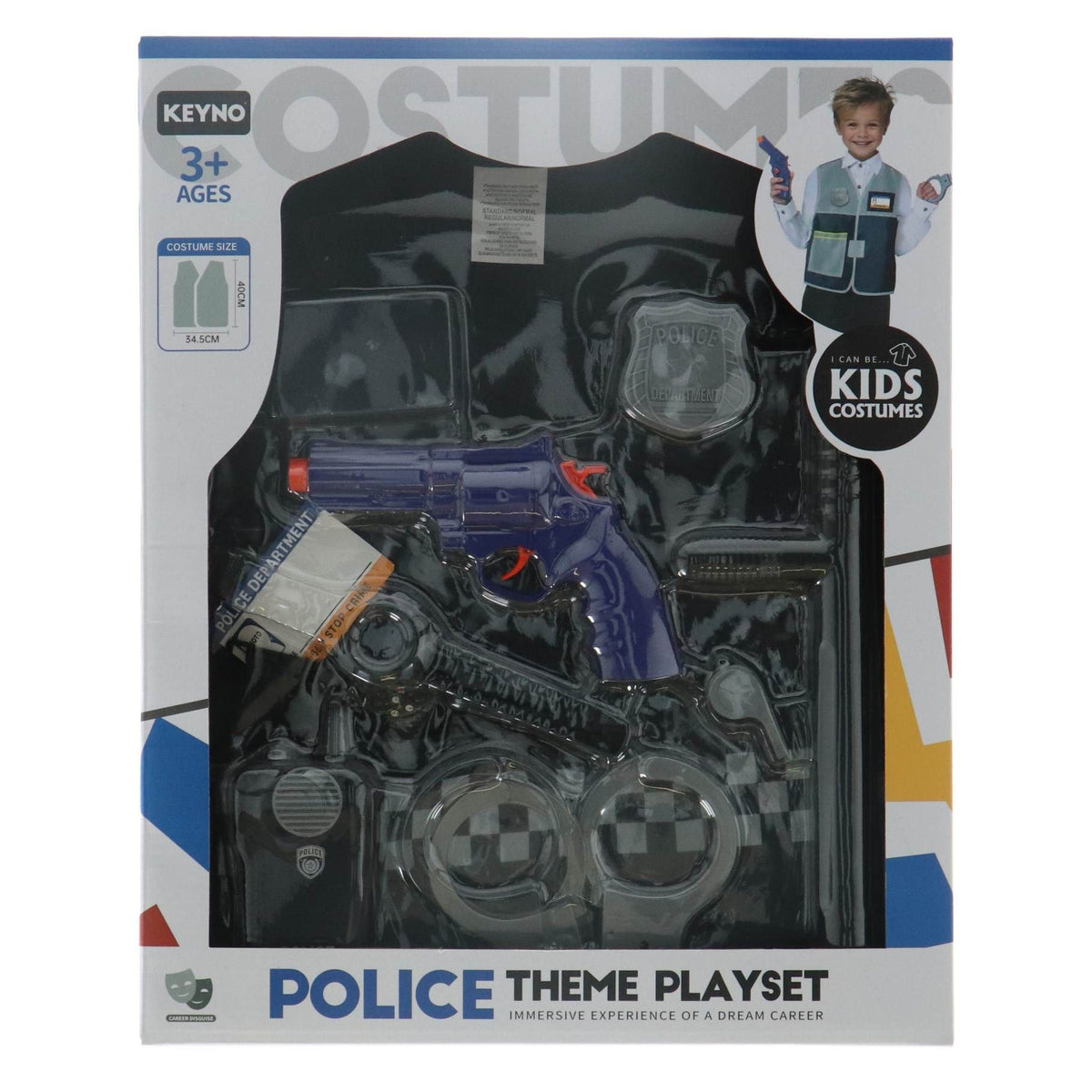 Politie verkleedset met accessoires