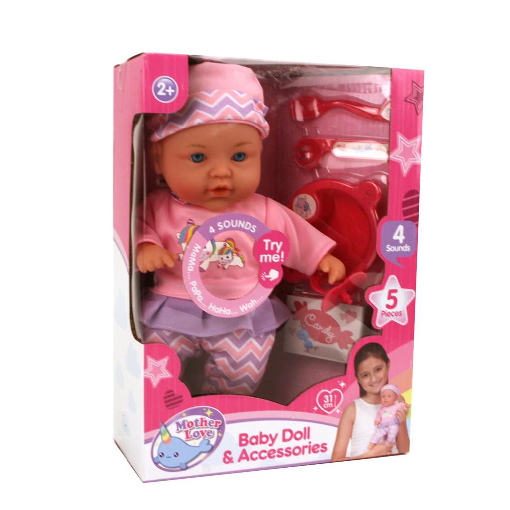POP 31 CM 4 GELUIDEN + 5 ACCESSOIRES