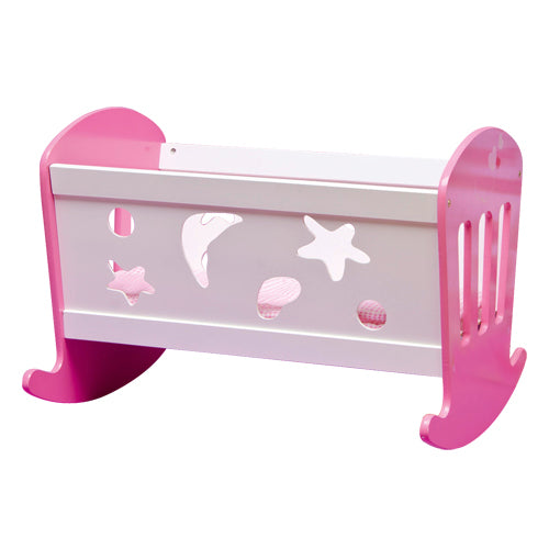 Poppenbed Hout Schommelbed
