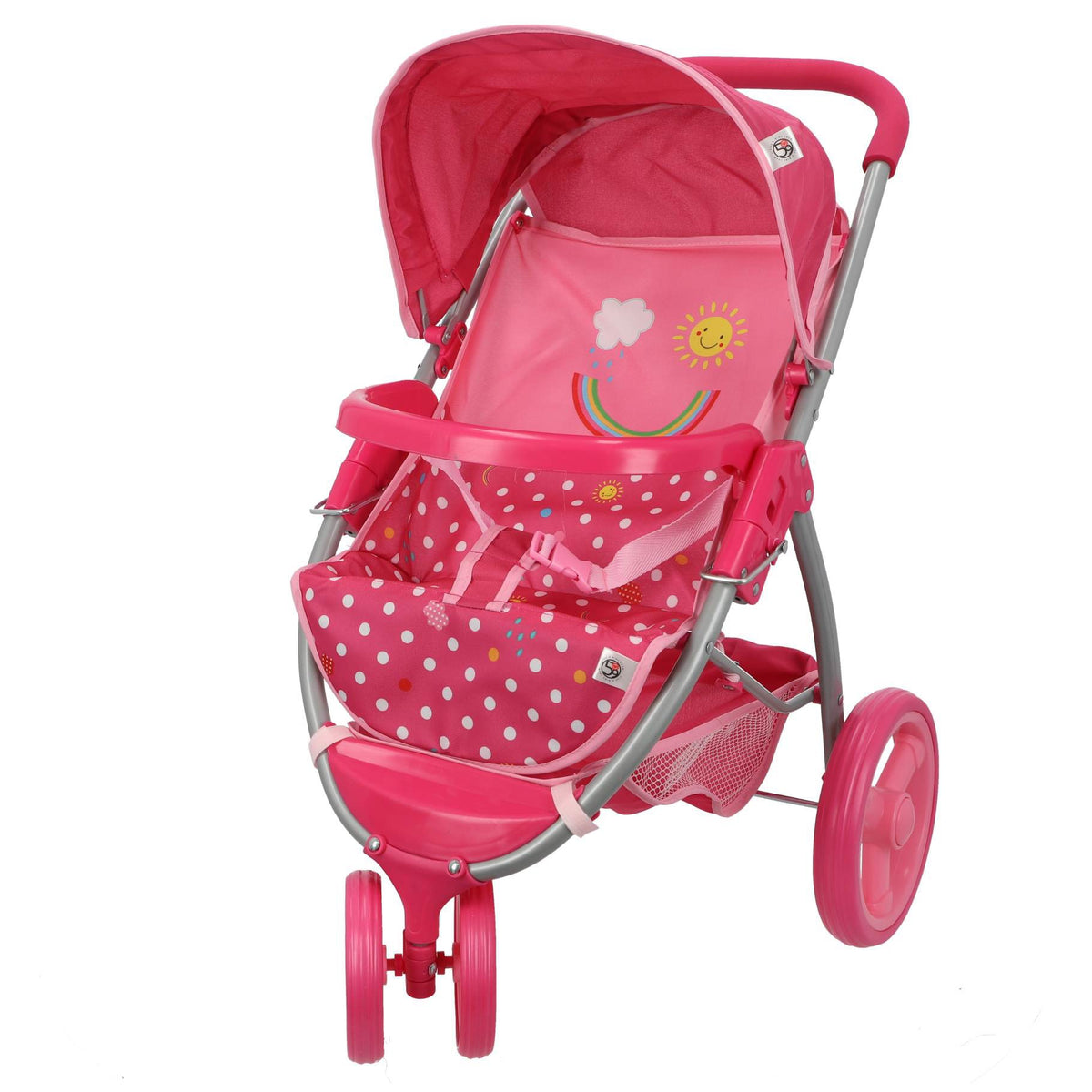 Poppenwagen 3 in 1 set
