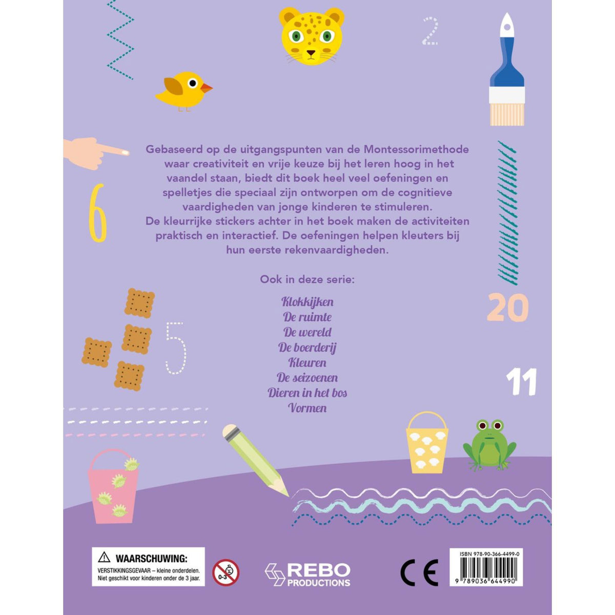 Boek Mijn Leukste Oefenboek Tellen 3-5 jaar 2