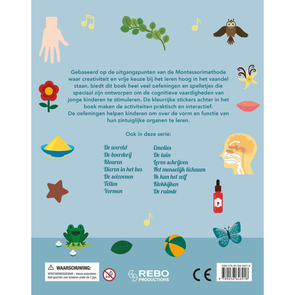 Boek Mijn Leukste Oefenboek De Vijf Zintuigen 5-6 jaar 2