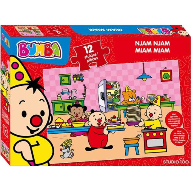 Bumba puzzel 12 stukjes  njam njam
