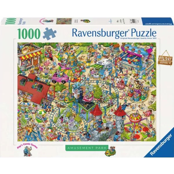 Ravensburger Comic puzzel pretpark 1000 stukjes