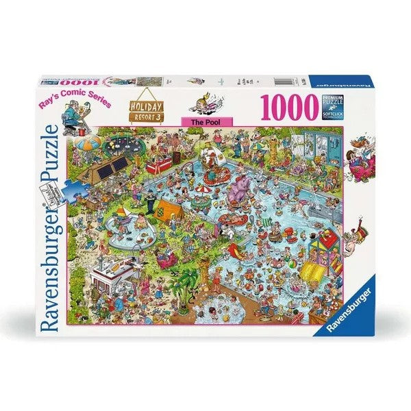 Ravensburger Comic puzzel  3 the pool 1000 stukjes