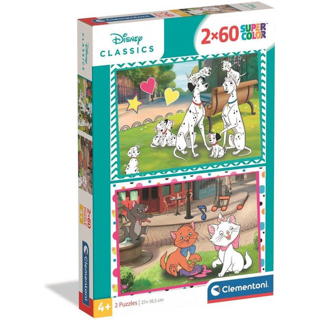 Clementoni Puzzel Disney classic 2x60 stukjes