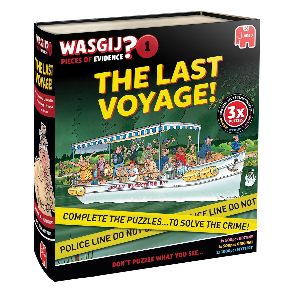 Puzzel Wasgij Pieces Of Evidence Titel Tbd (2x500 & 1x1000)
