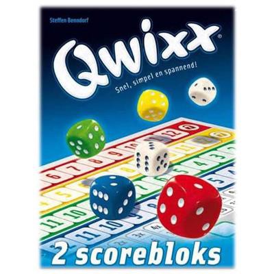 QWIXX SCOREBLOKKEN   2 stuks