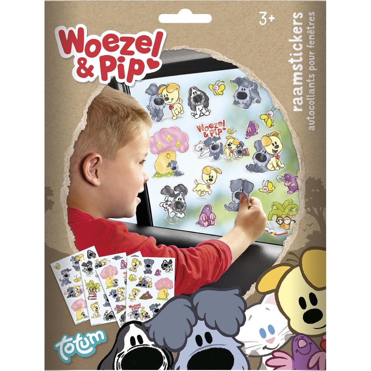 Woezel en Pip raamstickers