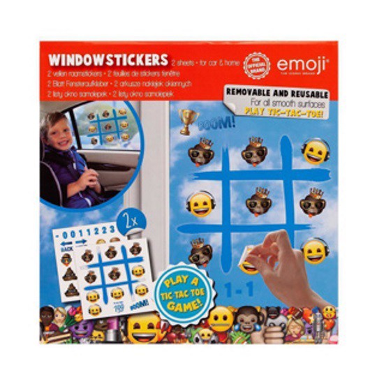 RAAMSTICKERS EMOIJ AAP