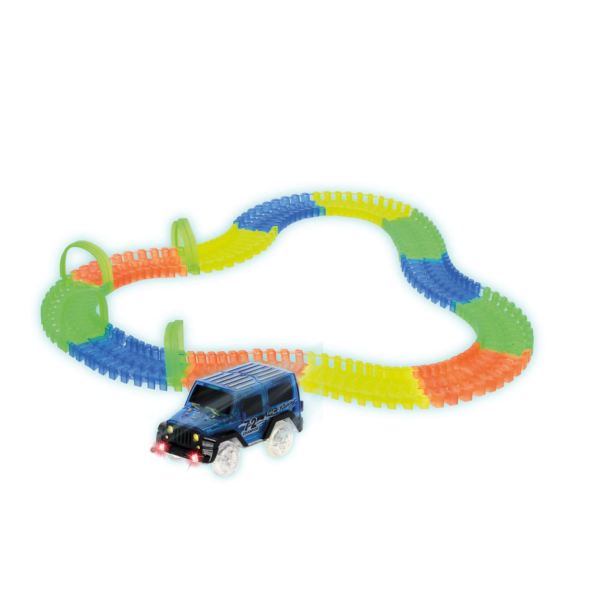 Racebaan glow track 120 delig 3,5 meter 2