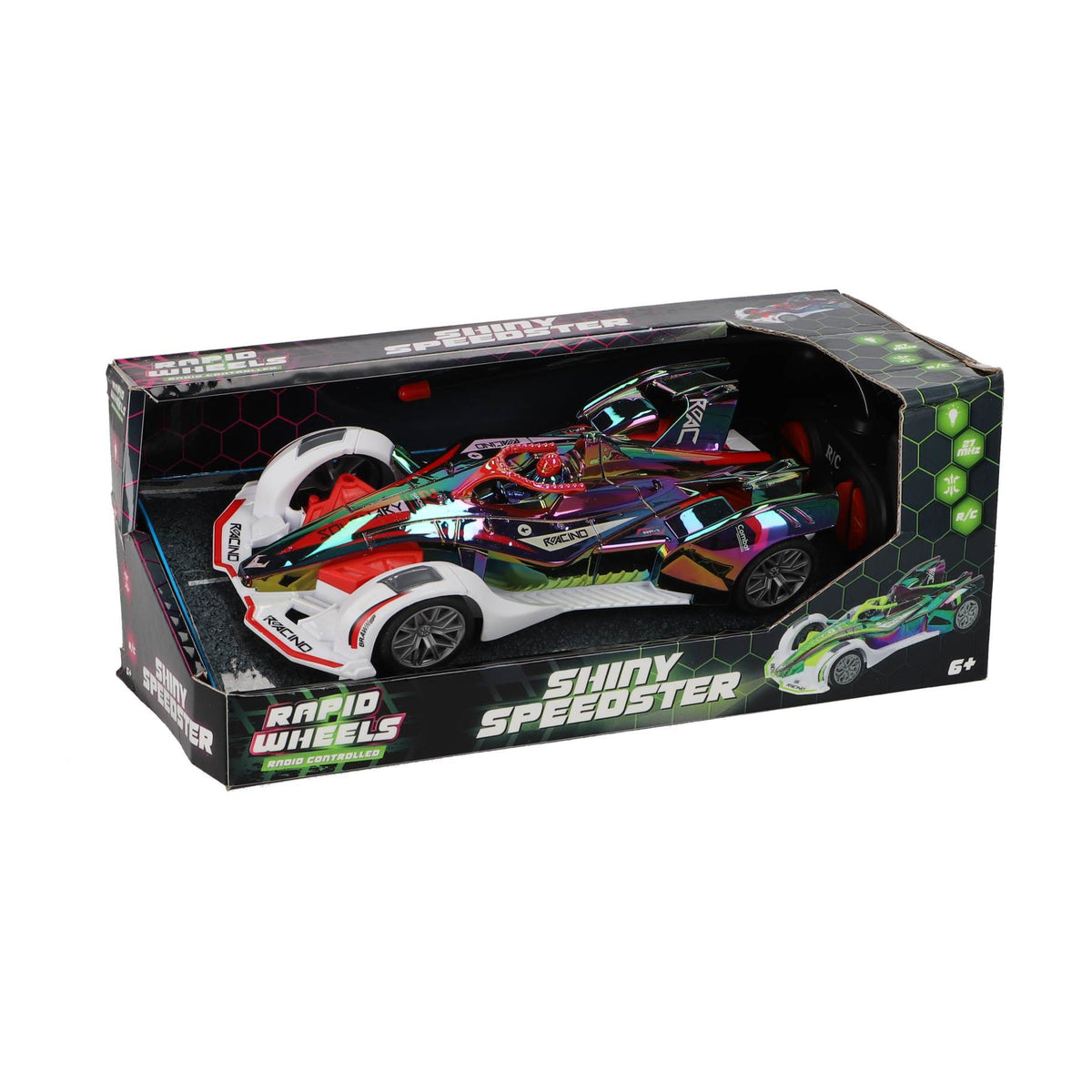 Rapid Wheels Radiografisch bestuurbare shiny speedster paars
