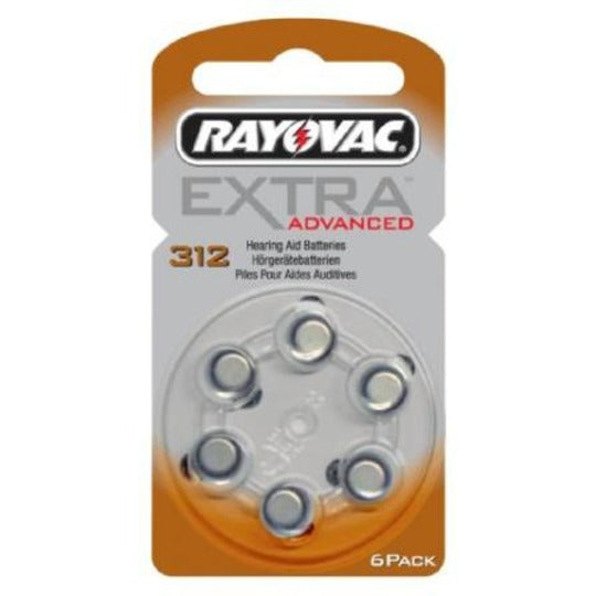 Rayovac Extra Advanced gehoorbatterij H312 BRUIN