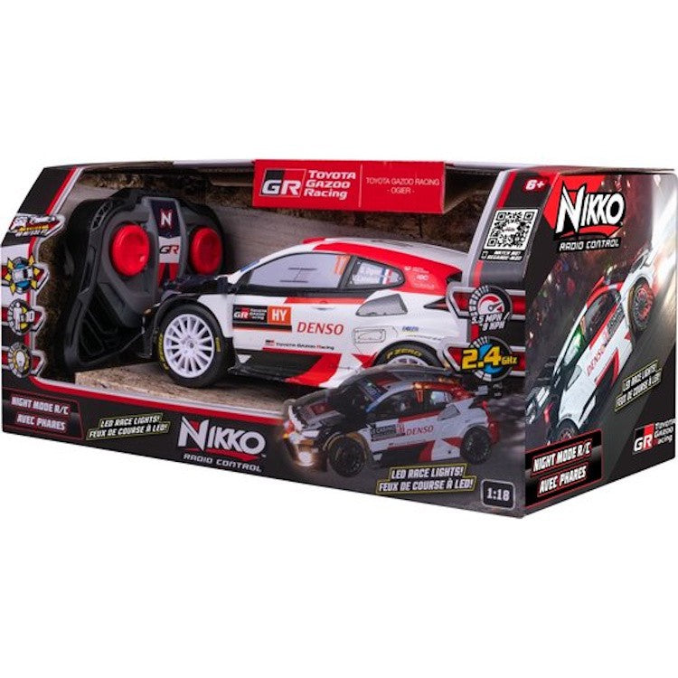 Radiografisch Bestuurbare Nikko Auto Trally 1:18 Toyota Gazoo