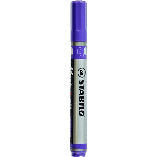 Stabilo Mark-4-All 651 marker, ronde punt Blauw