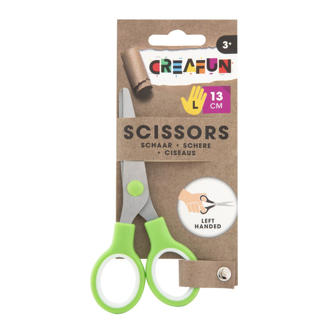 Creafun schaar links 13 cm Groen