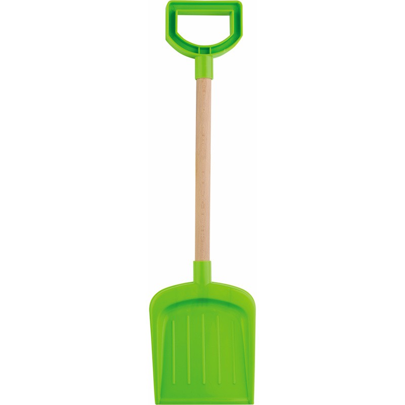 Strandschep  52cm  Met Houtsteel groen