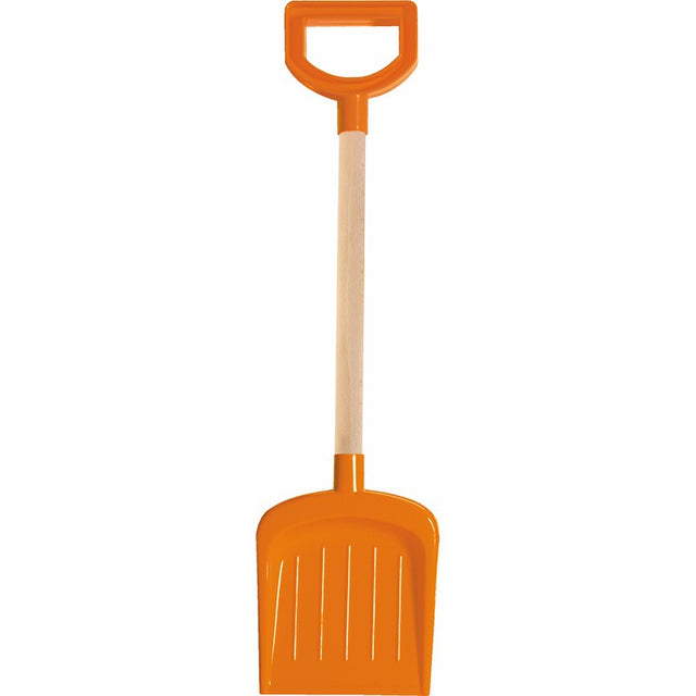 Strandschep  52cm  Met Houtsteel oranje