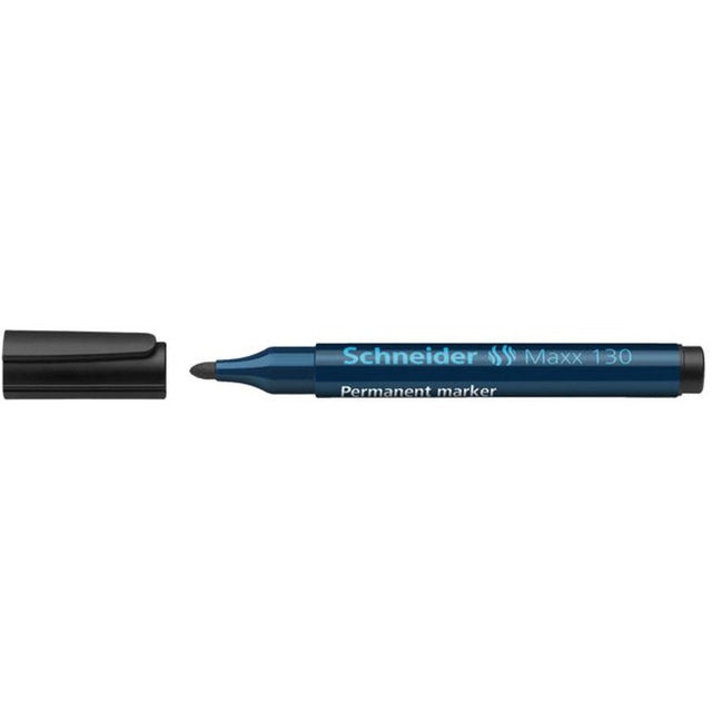 Schneider permanent marker rond zwart