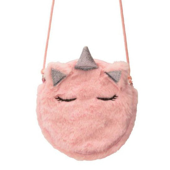 Unicorn Schoudertas Fluffy Roze