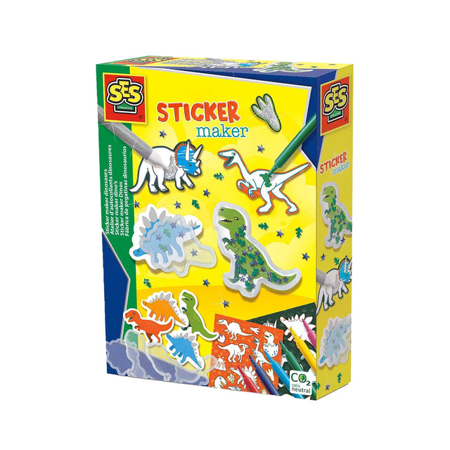 SES dino stickers maken