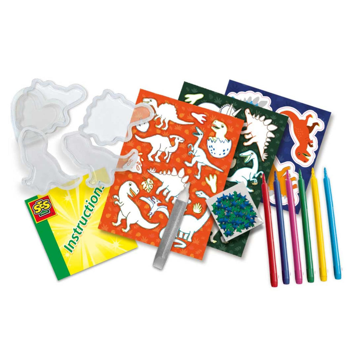 SES dino stickers maken 2