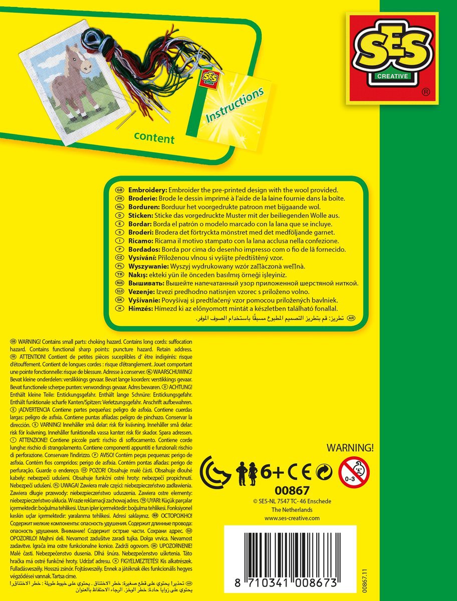 SES - Borduren - borduurset - Paard 2