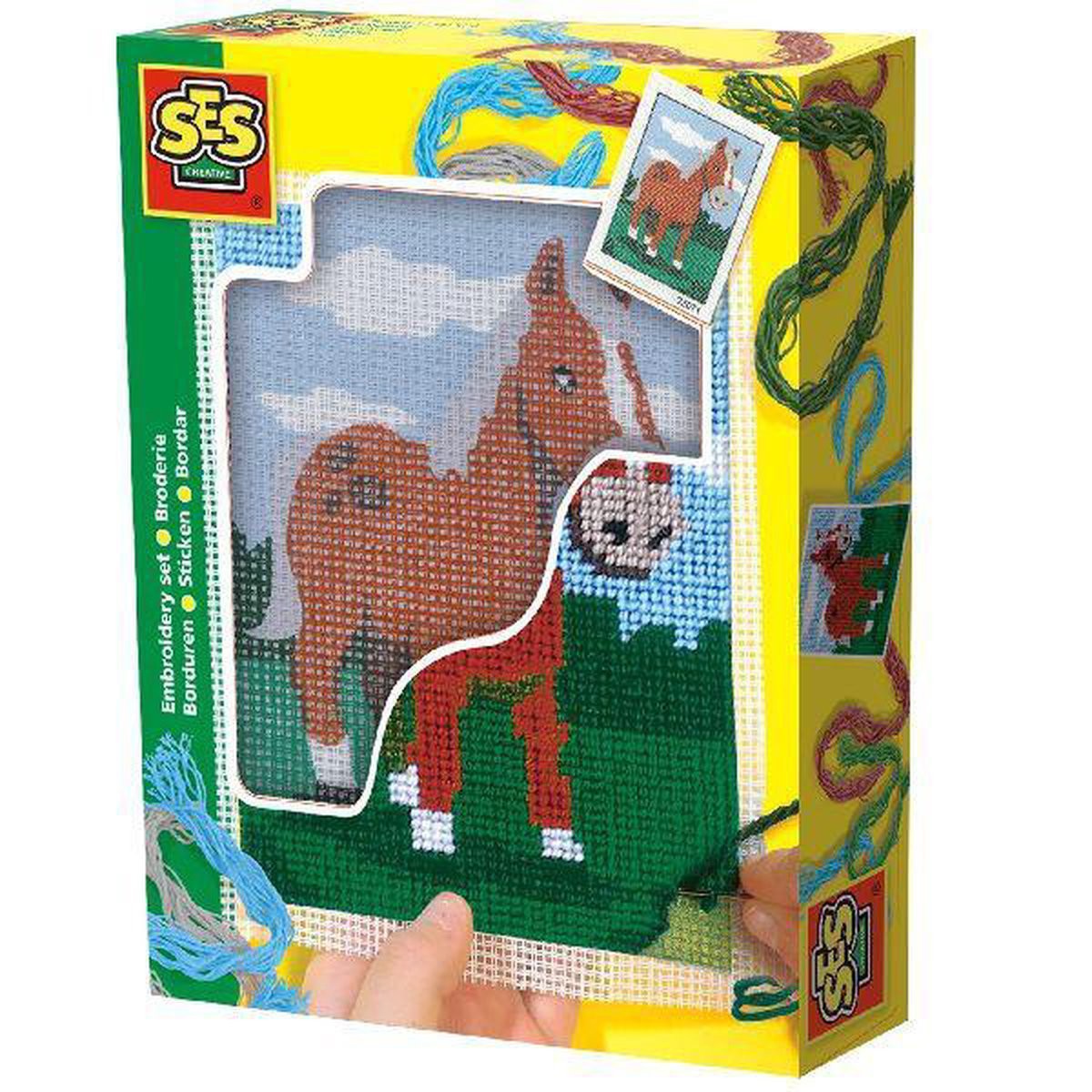 SES - Borduren - borduurset - Paard
