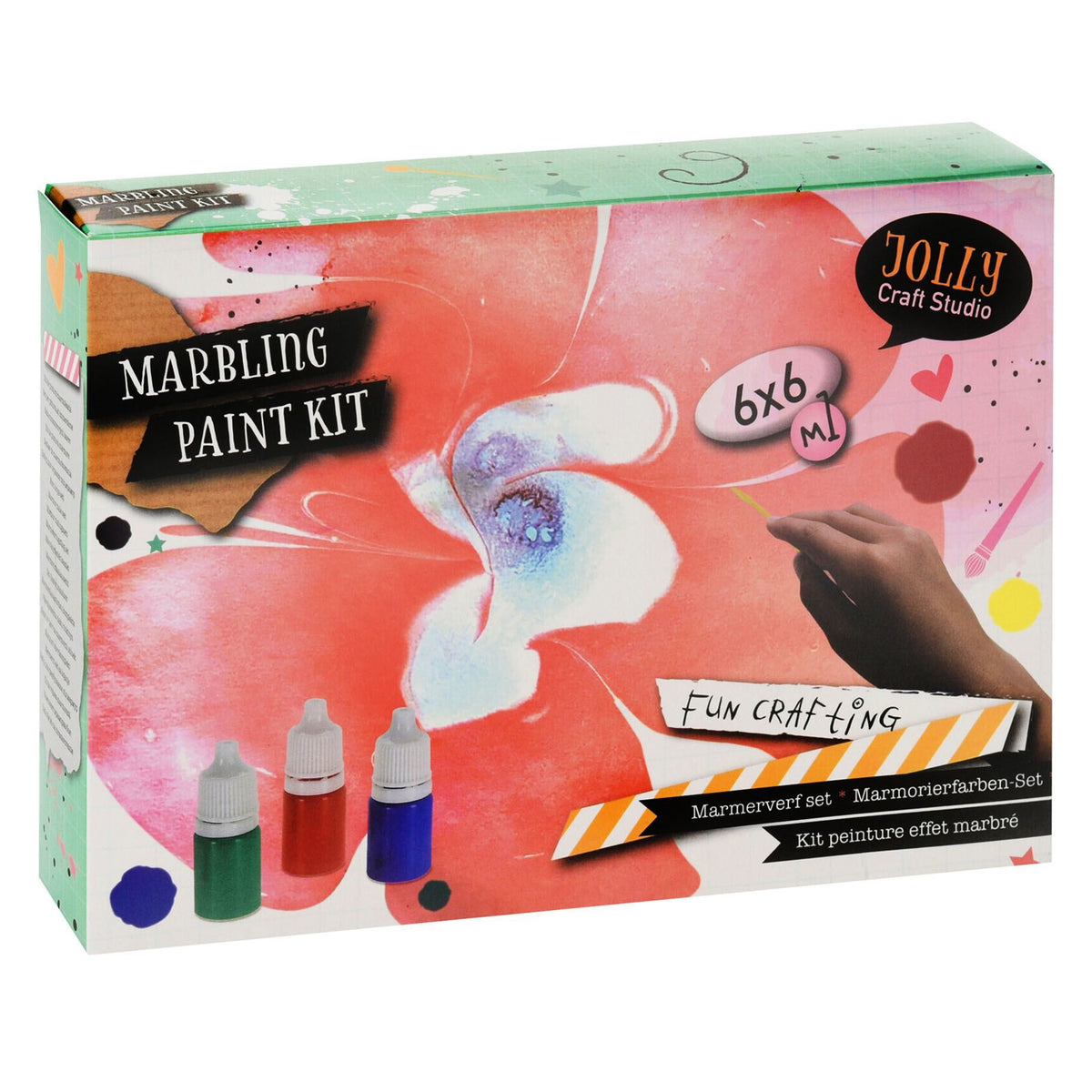 Marmerverven set klein