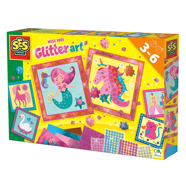 SES glitter art