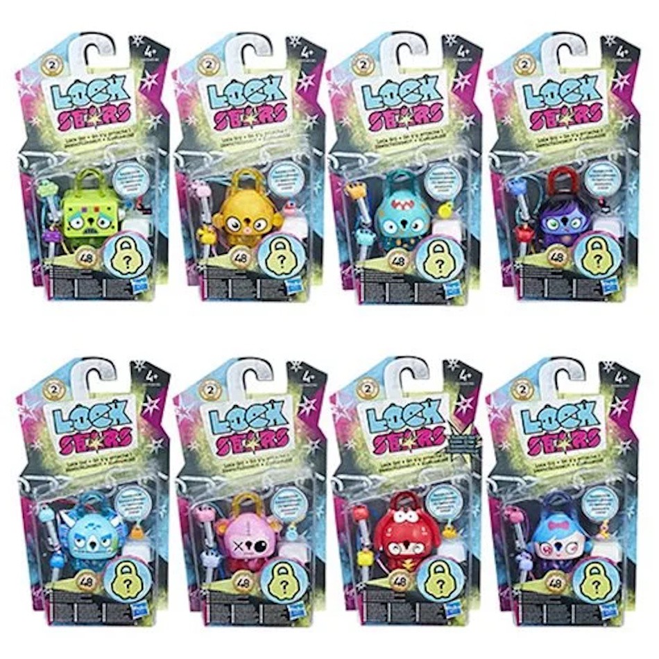 Sleutelhanger Lock Stars basic assorti
