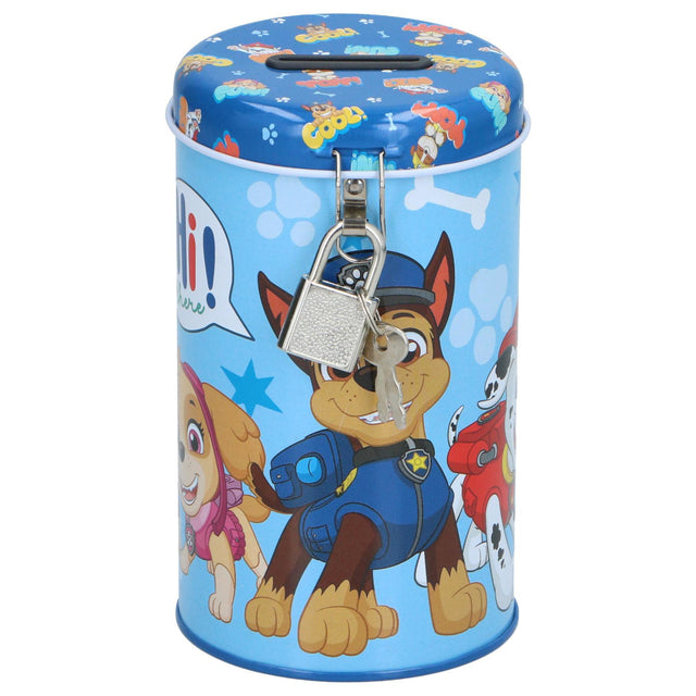 Spaarpot licentie met slot  Paw Patrol