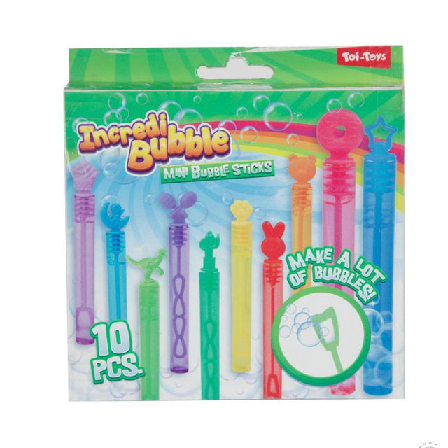 INCREDIBUBBLE Mini bellenblaas -10st 5ml  groen