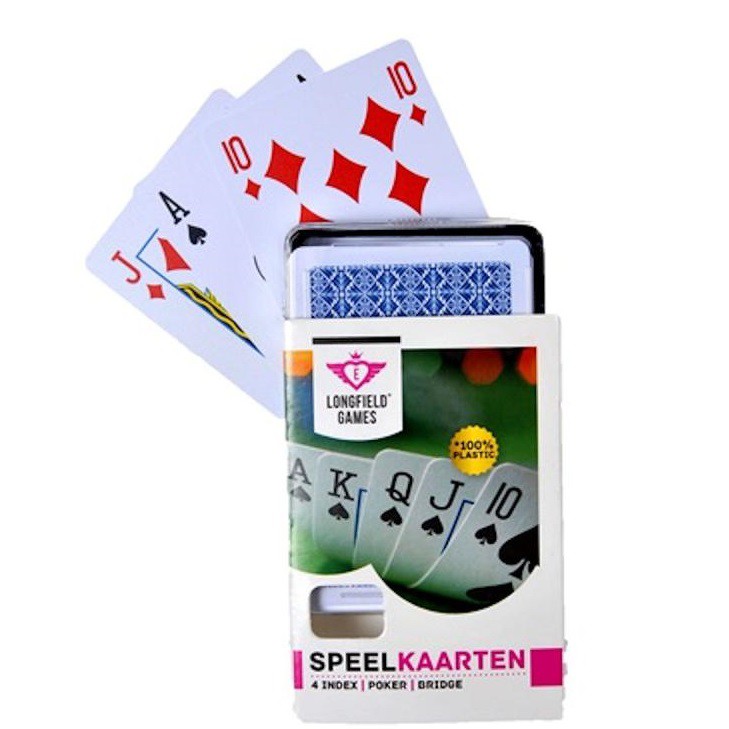 Longfield speelkaarten plastic