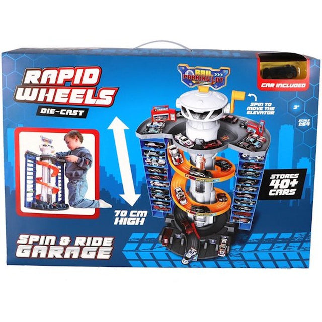 Rapid Wheels Garage toren opberg voor 40+ auto's incl. auto