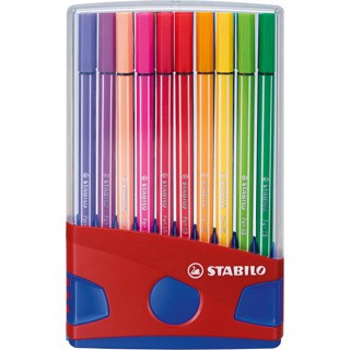 Stabilo Pen 68 Colorparade  rood 20 Kleuren