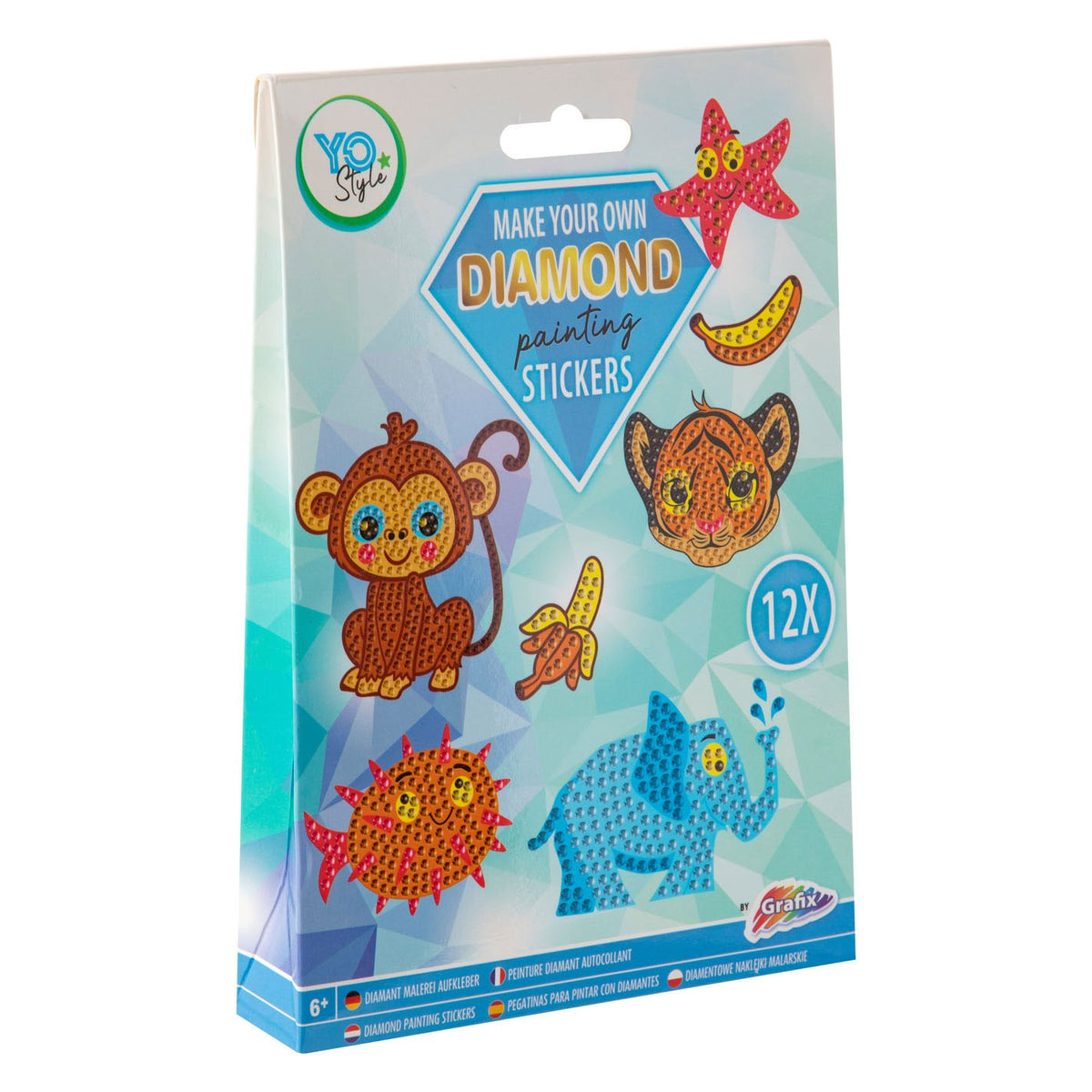 Moxy Diamond painting stickers jungle
