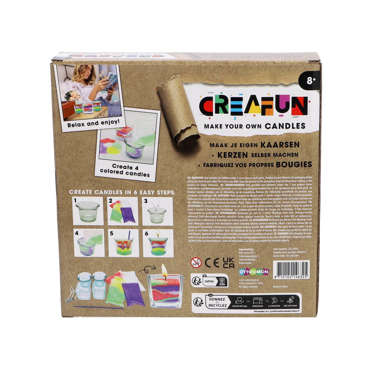 Creafun Hobbyset Maak Je Eigen Kaarsen 2
