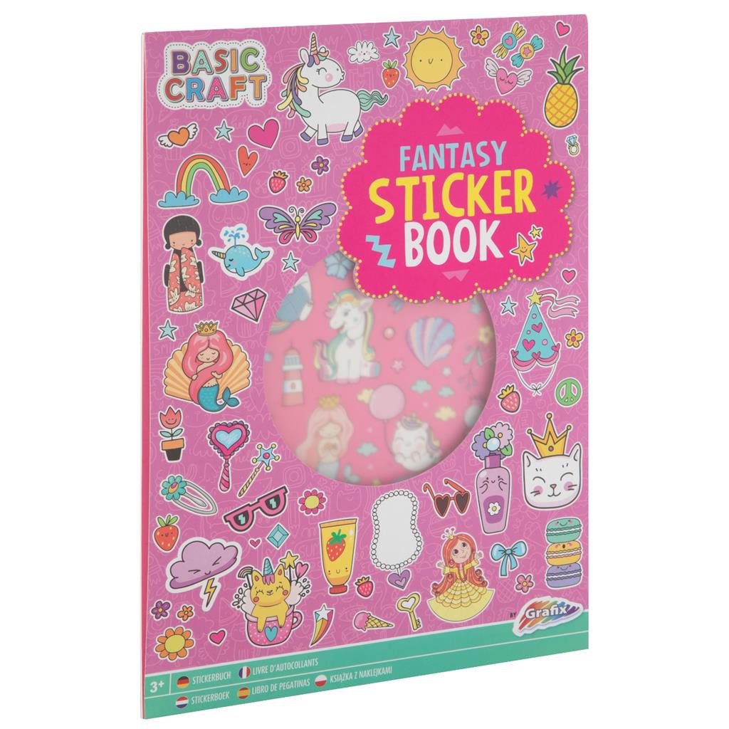 A4 STICKERBOEK 8 VELLEN  FANTASIE