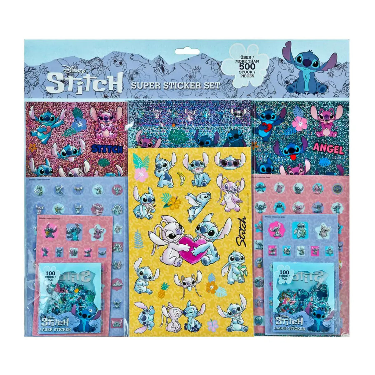 STICKERSET Lilo En Stitch 500-DELIG